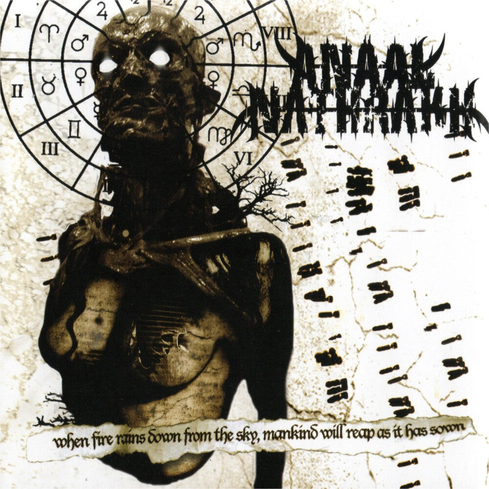 the album cover for Anaal Nathrakh - When Fire Rains Down from the Sky, Mankind Will Reap as It Has Sown