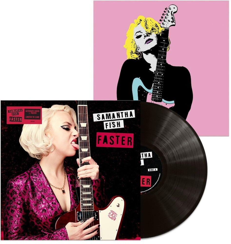 the album cover for Samantha Fish - Faster [Indie Exclusive Limited Edition LP - Alt Cover & Poster]