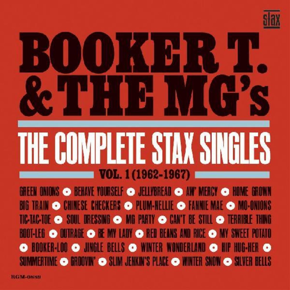 the album cover for Booker T & The M.G.'s - The Complete Stax Singles Vol. 1 (1962-1967) [Red 2LP]