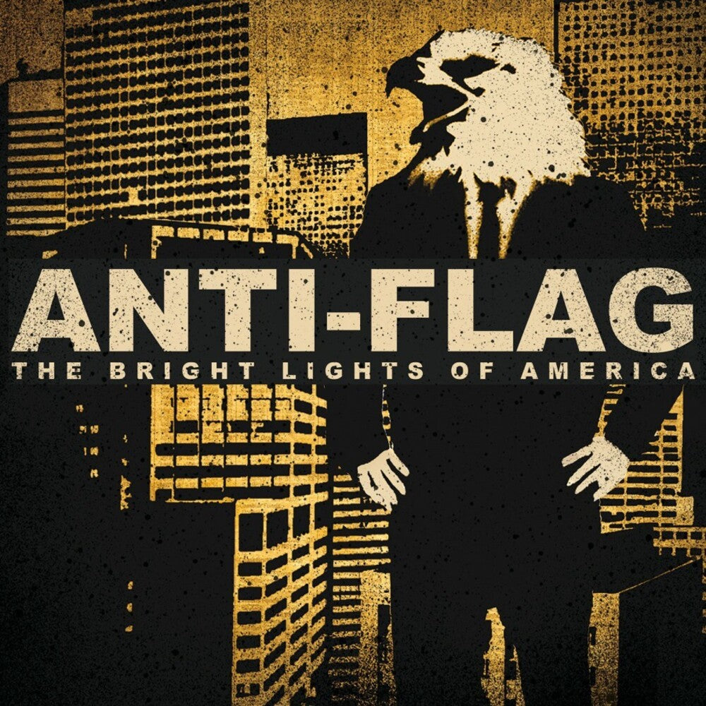 the album cover for Anti-Flag - Bright Lights Of America [Limited Gatefold, 180-Gram White LP]