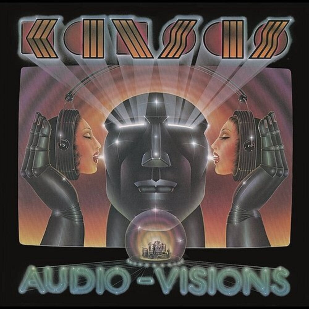 the album cover for Kansas - Audio Visions (Audp) [Colored Vinyl] (Gate) [180 Gram] (Post)