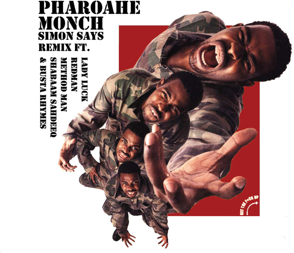 the album cover for Pharoahe Monch - Simon Says Remix b/w Instrumental