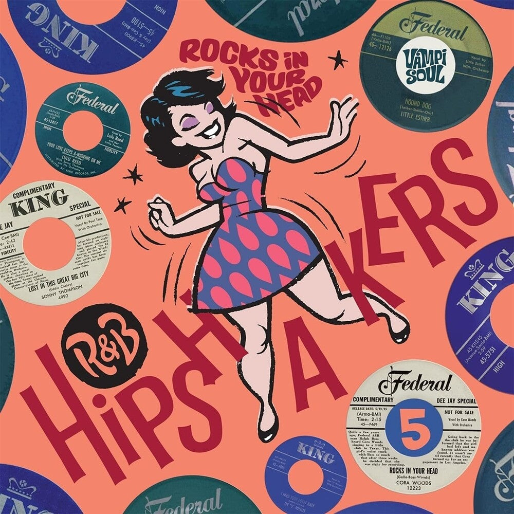 the album cover for R&B Hipshakers Vol 5: Rocks In Your Head / Various - R&B Hipshakers Vol 5: Rocks In Your Head / Various