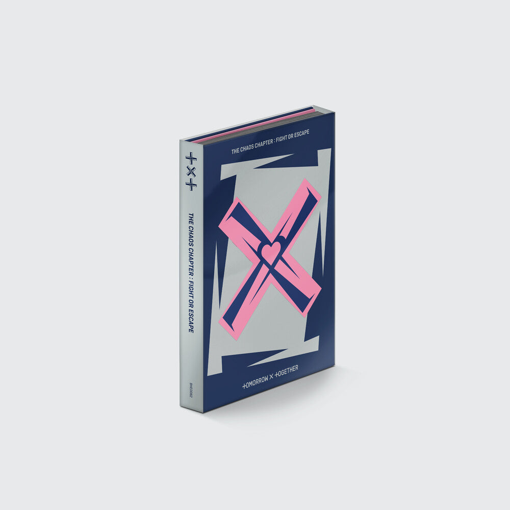 the album cover for TOMORROW X TOGETHER - The Chaos Chapter: FIGHT OR ESCAPE [FIGHT version]