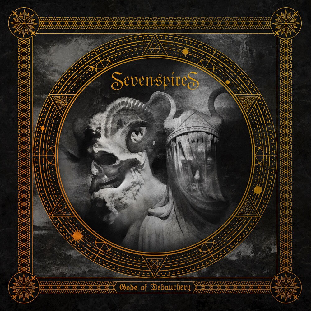 the album cover for Seven Spires - Gods Of Debauchery