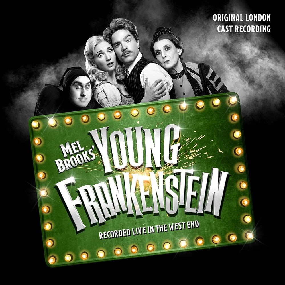 the album cover for Mel Brooks - Young Frankenstein Original London Cast Recording