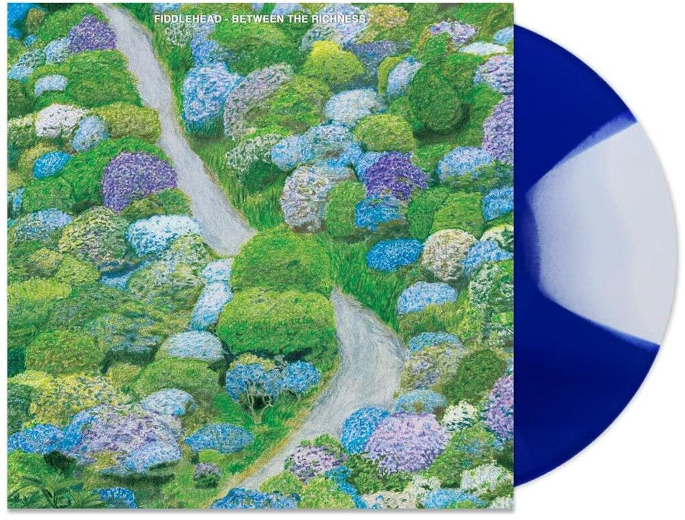 the album cover for Fiddlehead - Between The Richness (Blue) [Colored Vinyl] [Clear Vinyl] (Can)