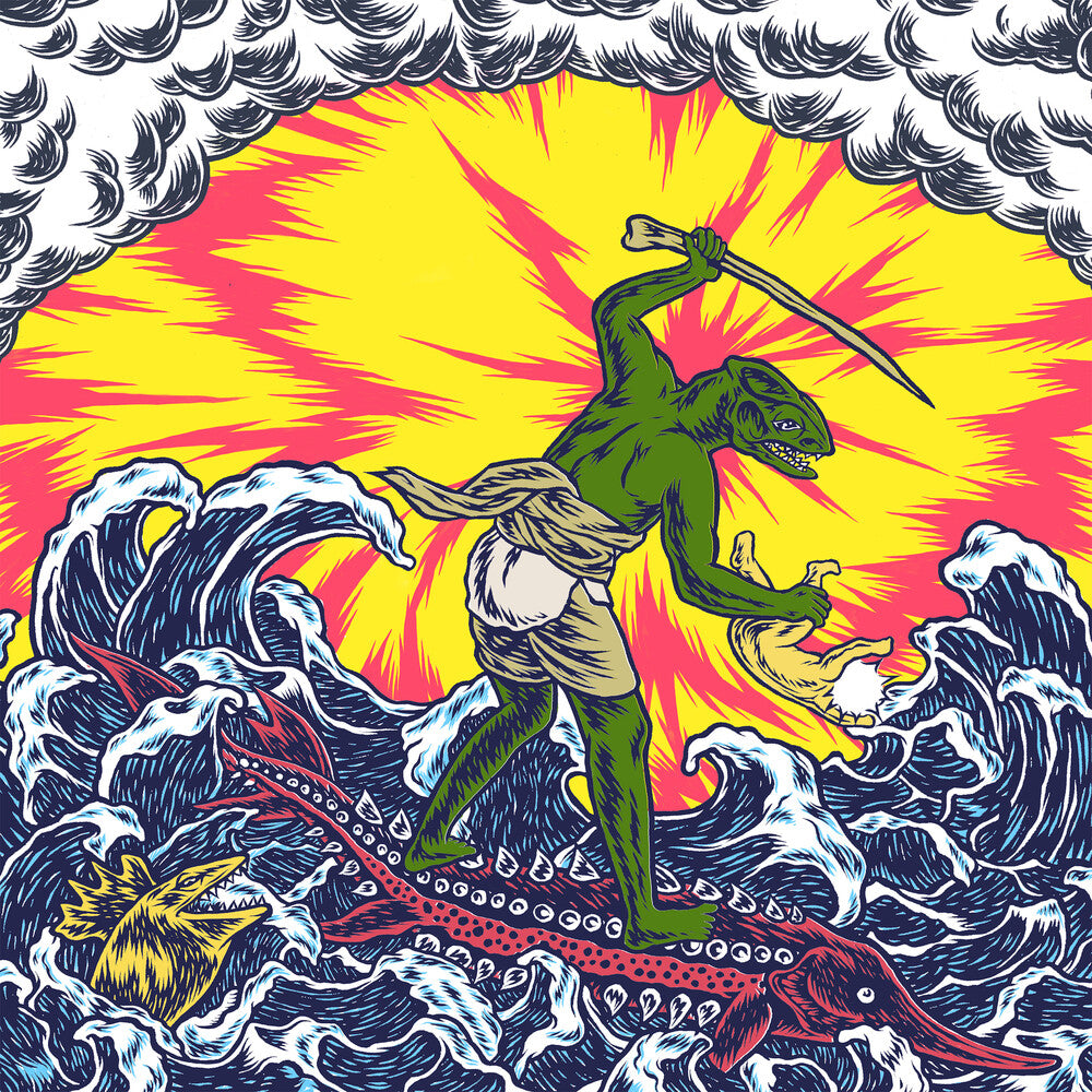 the album cover for King Gizzard & The Lizard Wizard - Teenage Gizzard [Blue LP]