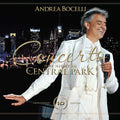 the album cover for Andrea Bocelli - Concerto: One Night In Central Park - 10th Anniversary
