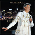 the album cover for Andrea Bocelli - Concerto: One Night In Central Park - 10th Anniversary [Gold 2 LP]