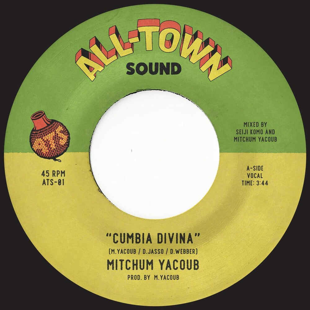 the album cover for Mitchum Yacoub - Cumbia Divina (Transparent Red Vinyl) [Colored Vinyl] (Red)
