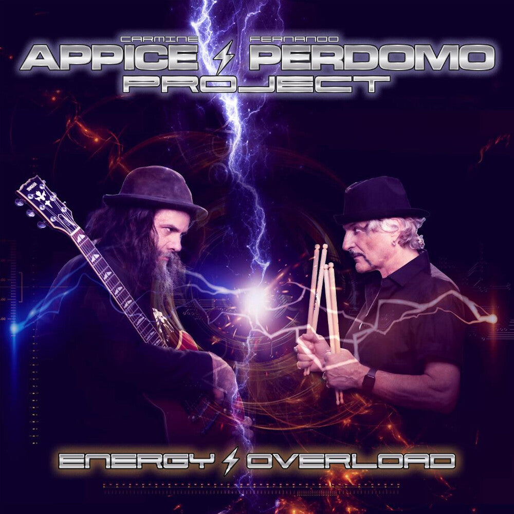 the album cover for Carmine Appice  / Perdomo,Fernando - Energy Overload