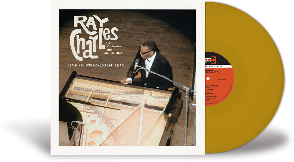 the album cover for Ray Charles - Live in Stockholm [RSD Black Friday 2021]