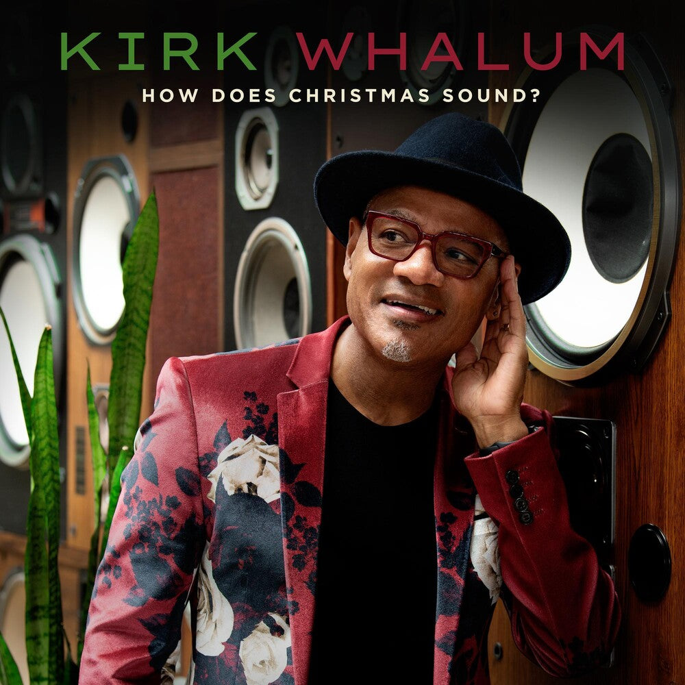 the album cover for Kirk Whalum - How Does Christmas Sound?