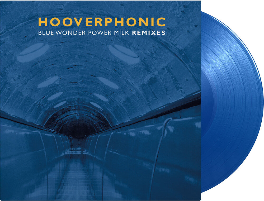 the album cover for Hooverphonic - Blue Wonder Power Milk Remixes (Blue) [Colored Vinyl] [Limited Edition]