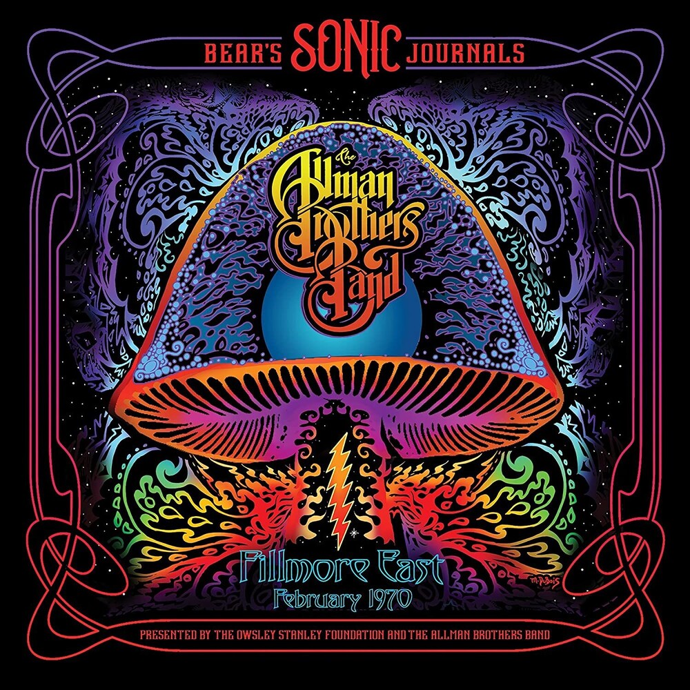 the album cover for The Allman Brothers Band - Fillmore East 1970 [Limited Edition Pink LP]