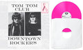 the album cover for Tom Tom Club - Downtown Rockers [Limited Edition Pink LP]