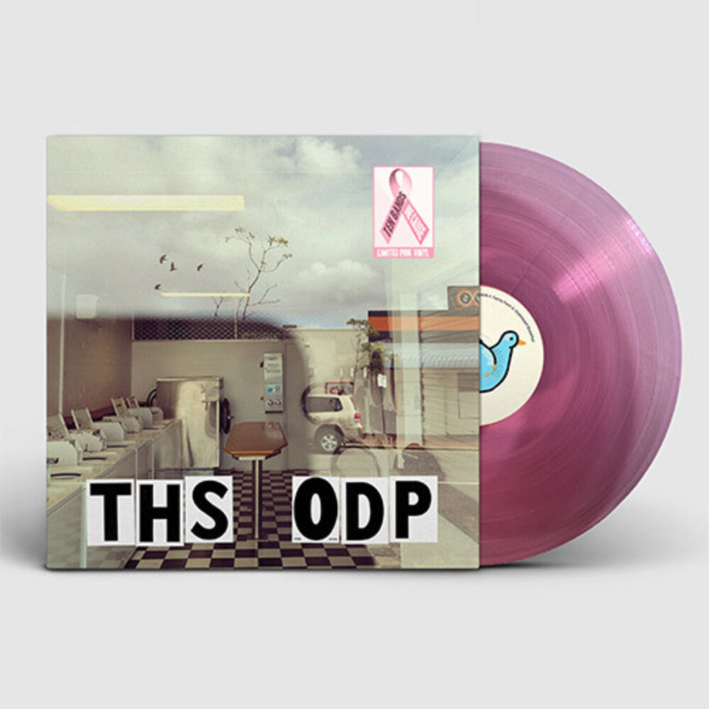 the album cover for The Hold Steady - Open Door Policy [Limited Edition Pink LP]