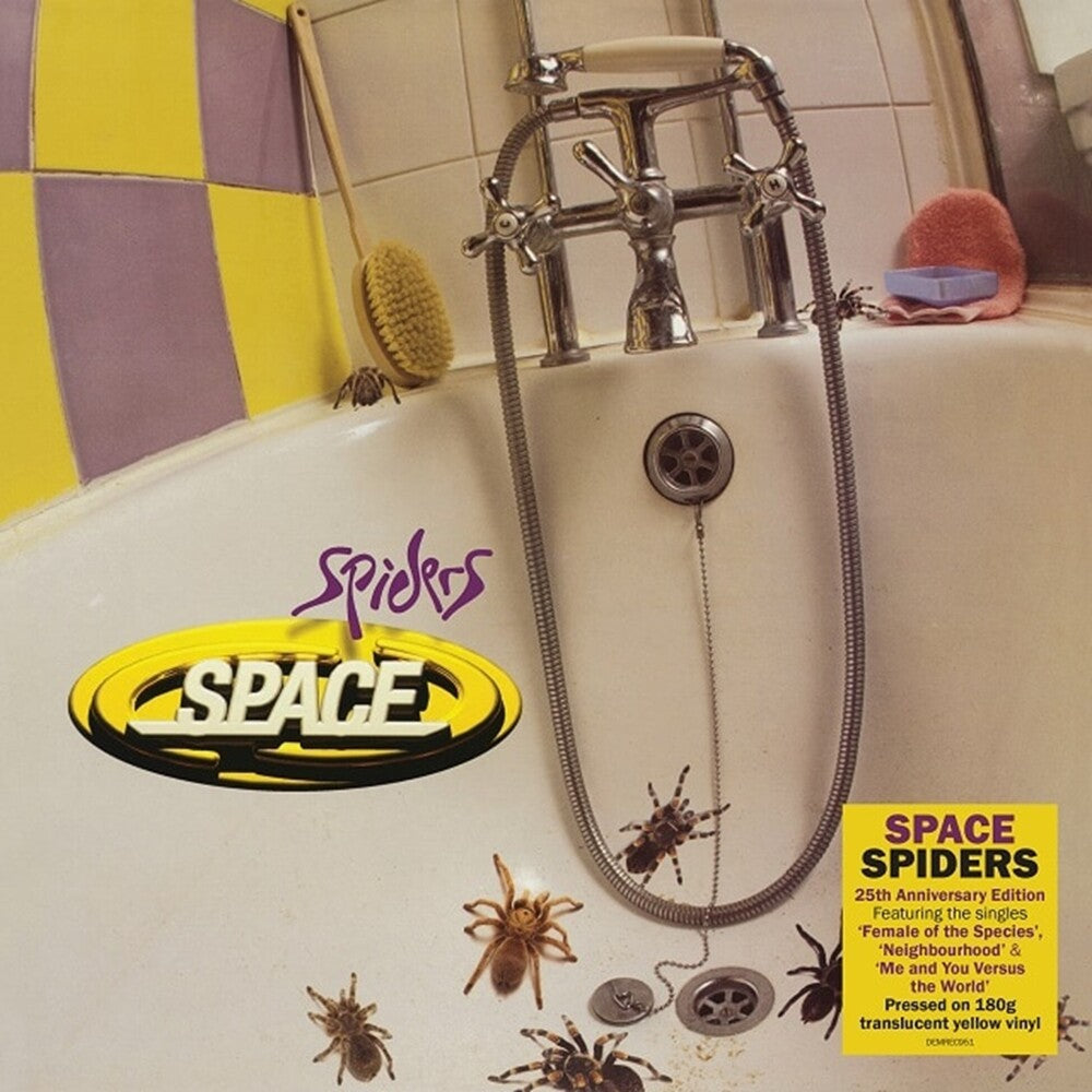 the album cover for Space - Spiders: 25th Anniversary [Colored Vinyl] [180 Gram] (Ylw) (Uk)