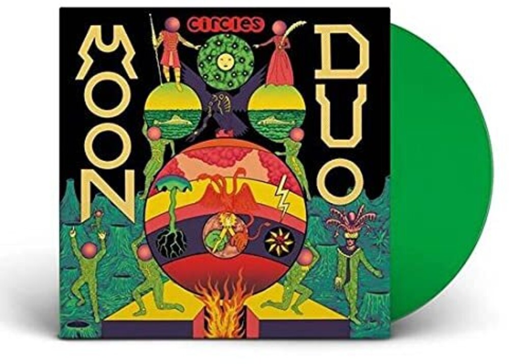 the album cover for Moon Duo - Circles [Colored Vinyl] (Grn) (Uk)