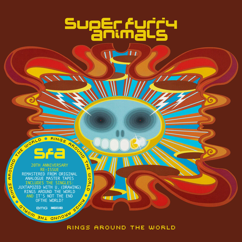 the album cover for Super Furry Animals - Rings Around the World: 20th Anniversary Edition