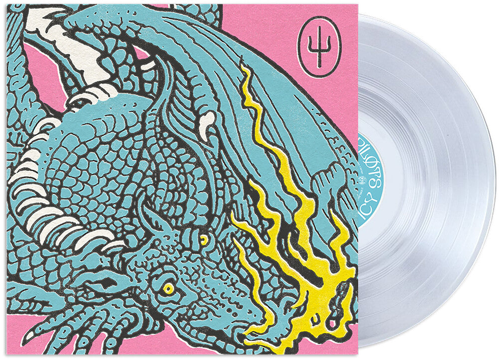 the album cover for Twenty One Pilots - Scaled And Icy [Indie Exclusive Limited Edition Clear LP]
