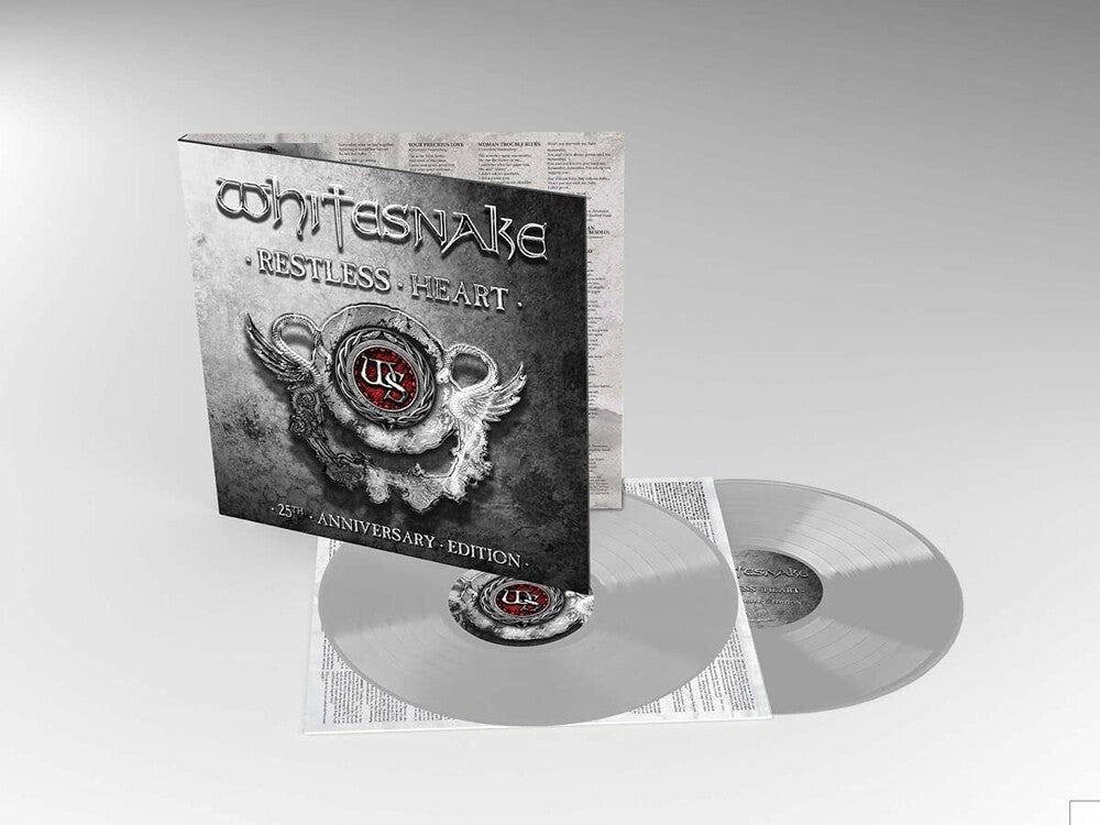 the album cover for Whitesnake - Restless Heart: 25th Anniversary Edition [Silver 2LP]