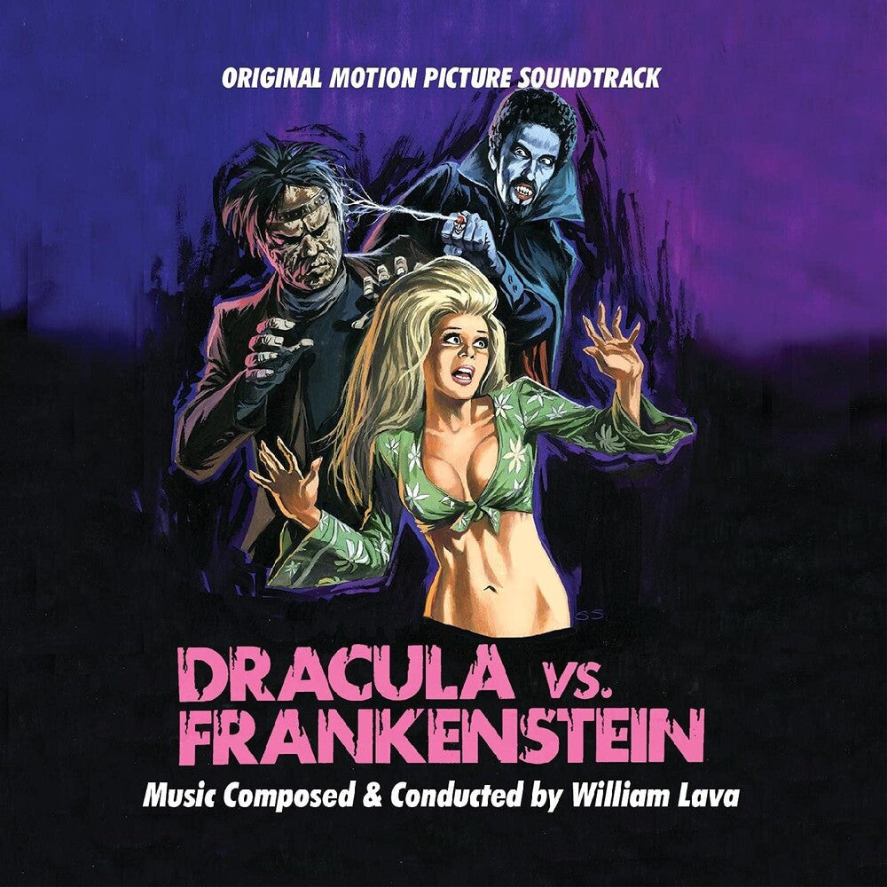 the album cover for Lava, William - Dracula Vs. Frankenstein (Original Motion Picture Soundtrack)