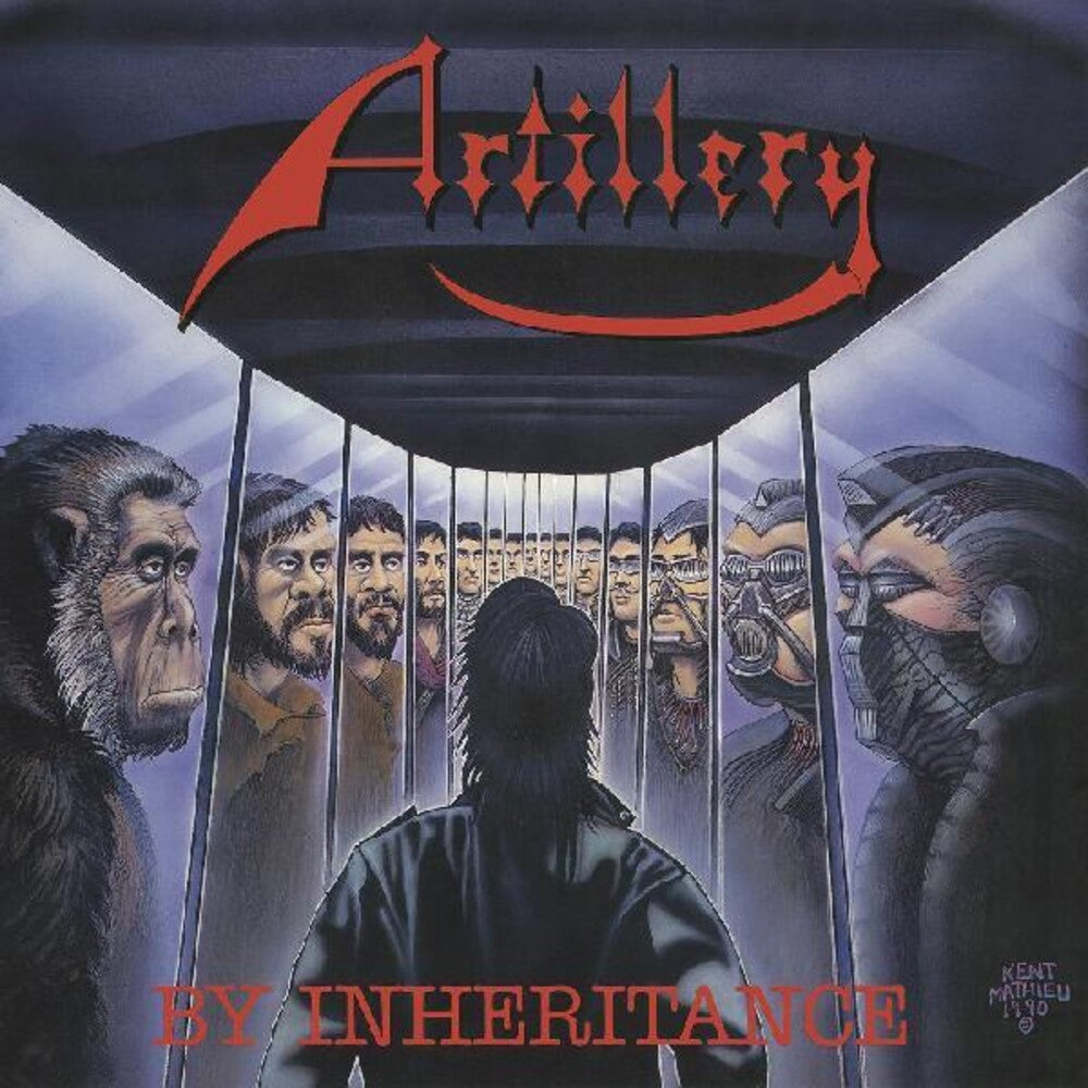 the album cover for Artillery - By Inheritance (Blue) [Colored Vinyl] (Red)