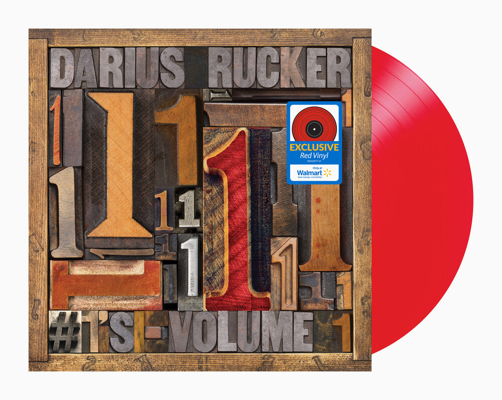 the album cover for Darius Rucker - #1's Vol 1 [Colored Vinyl] (Red)
