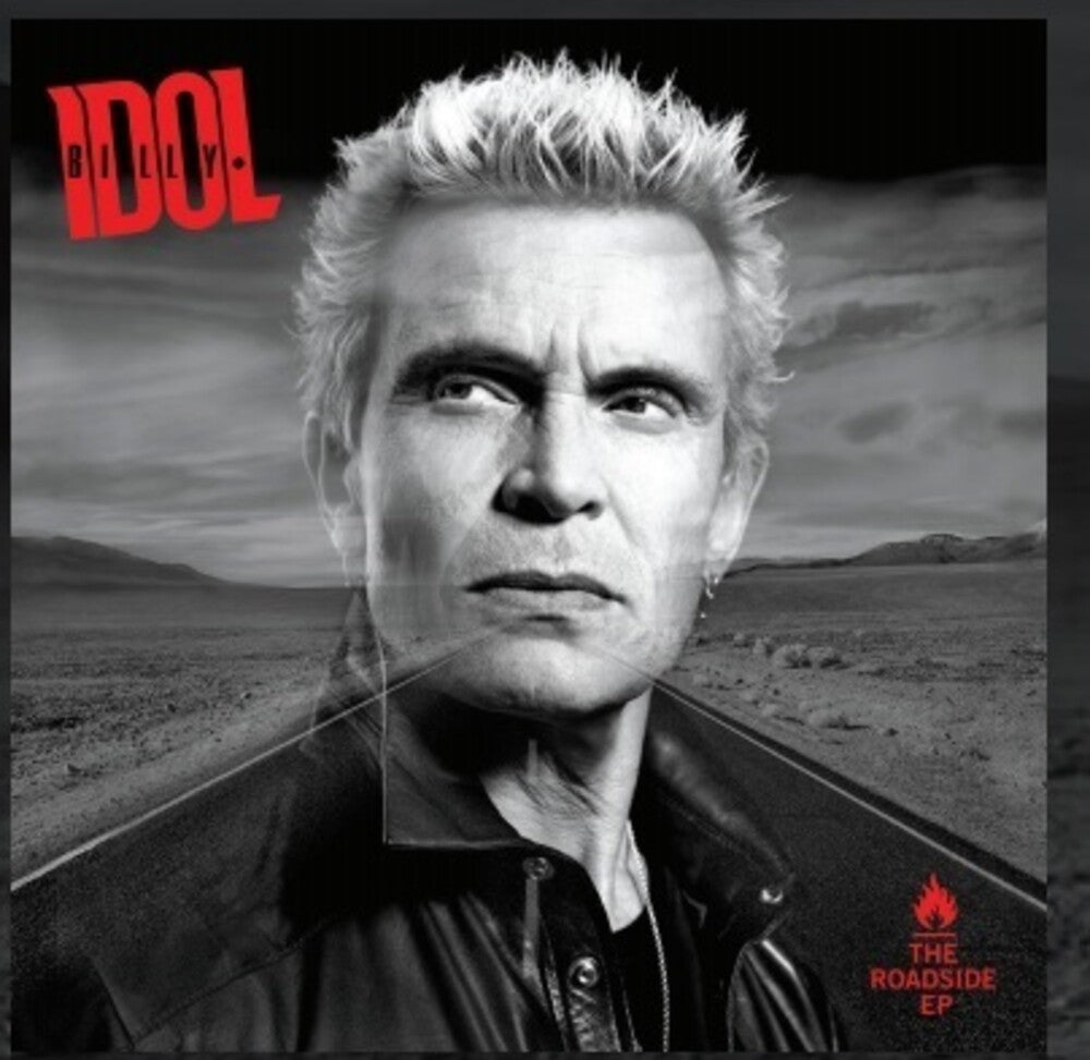 the album cover for Billy Idol - The Roadside EP [Indie Exclusive Limited Edition Blue Vinyl]