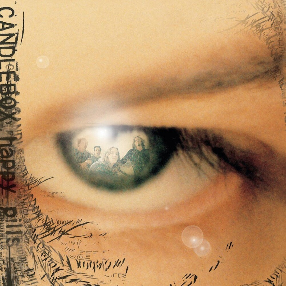 the album cover for Candlebox - Happy Pills [Import Limited 180-Gram Gold Colored Vinyl]