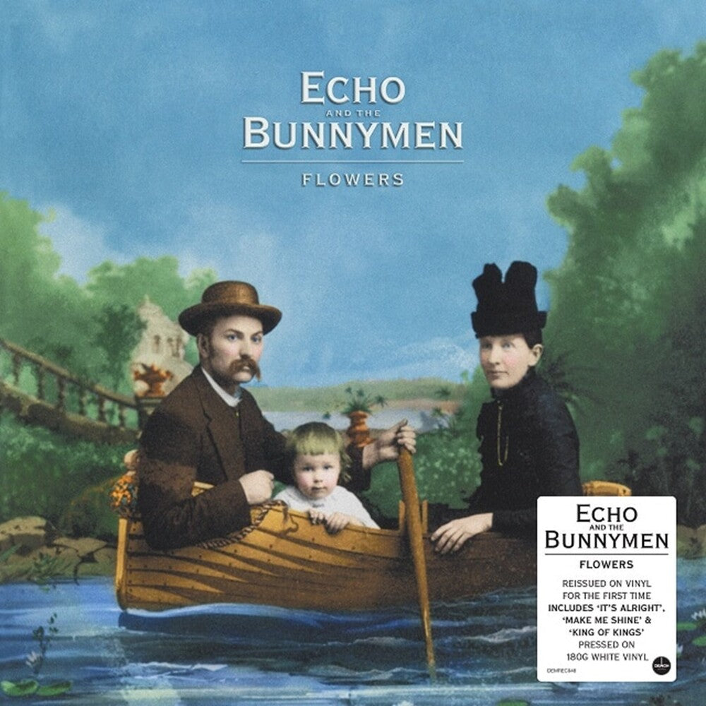 the album cover for Echo & The Bunnymen - Flowers [180-Gram White Colored Vinyl]