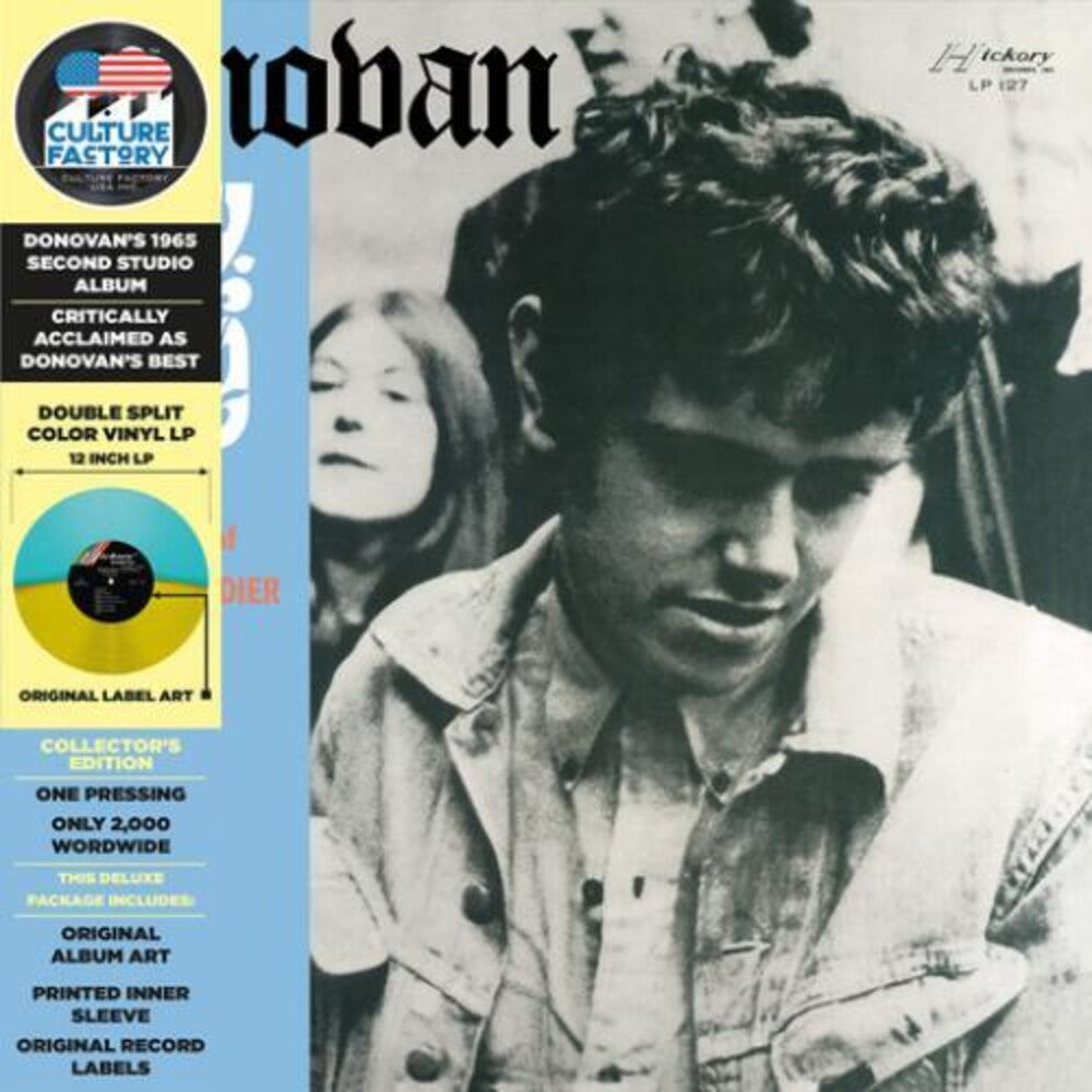 the album cover for Donovan - Fairytale (IEX) (Light Blue & Yellow Vinyl)