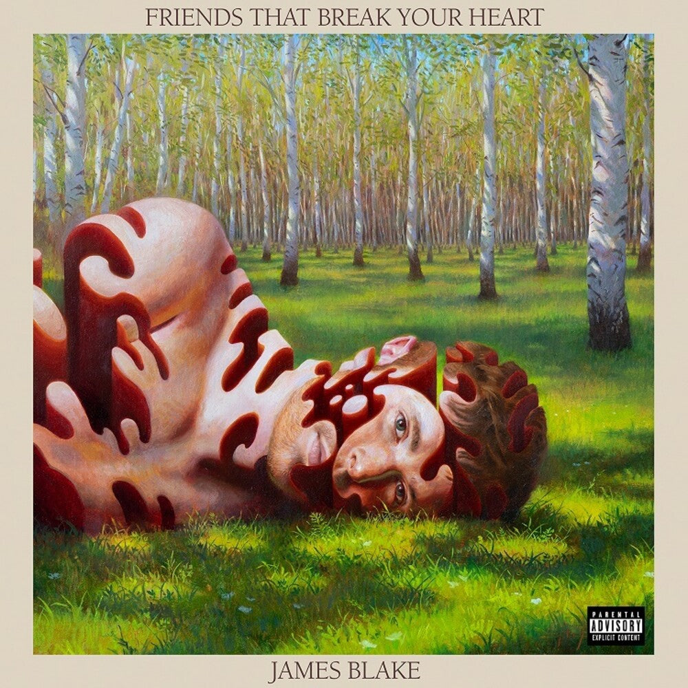 the album cover for James Blake - Friends That Break Your Heart [Indie Exclusive Limited Edition CD w/ Autographed Booklet]