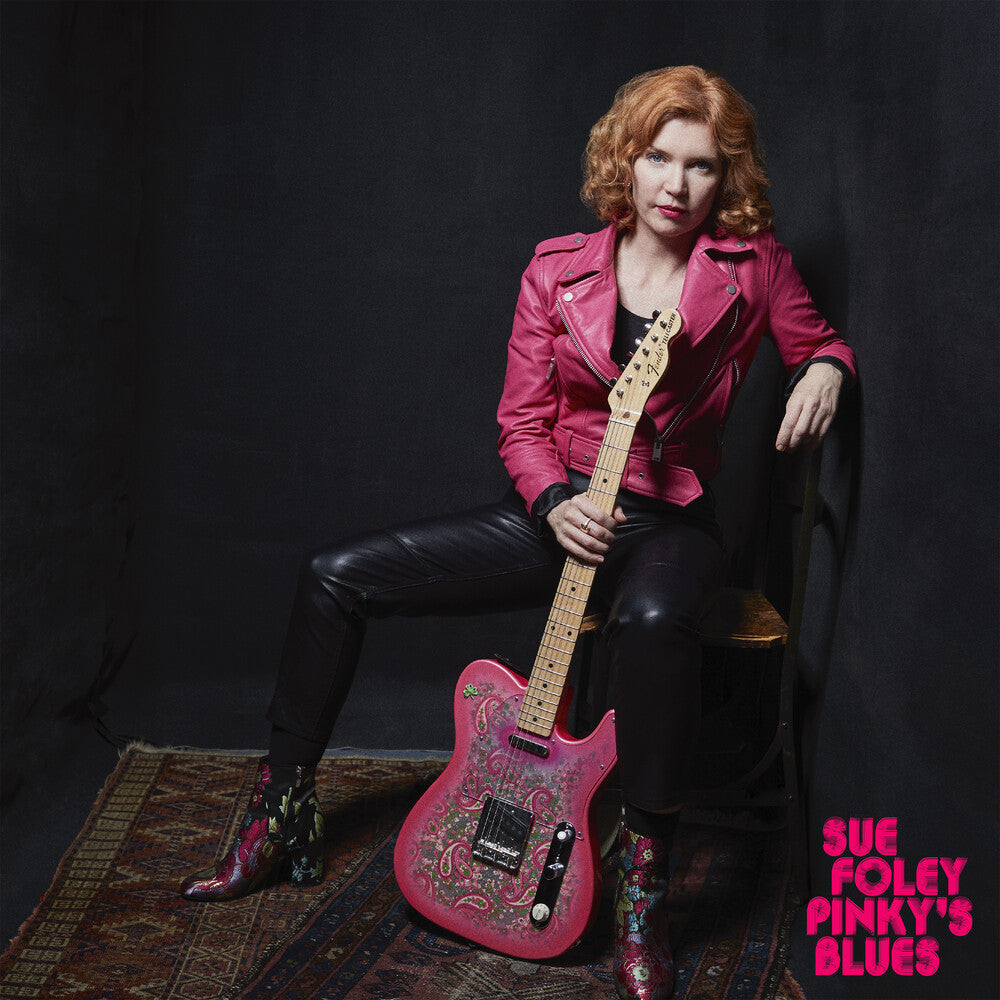 the album cover for Sue Foley - Pinky's Blues [LP]