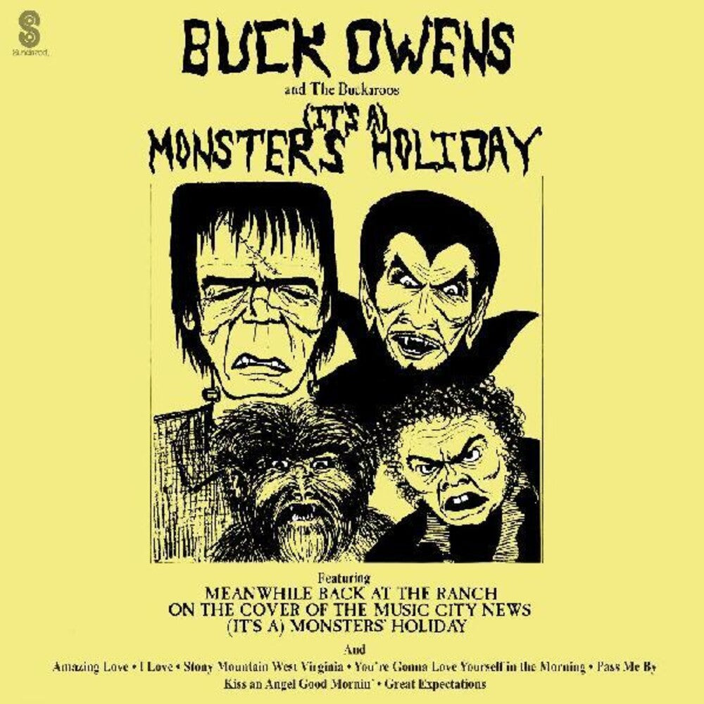the album cover for Buck Owens - (It's A) Monsters' Holiday