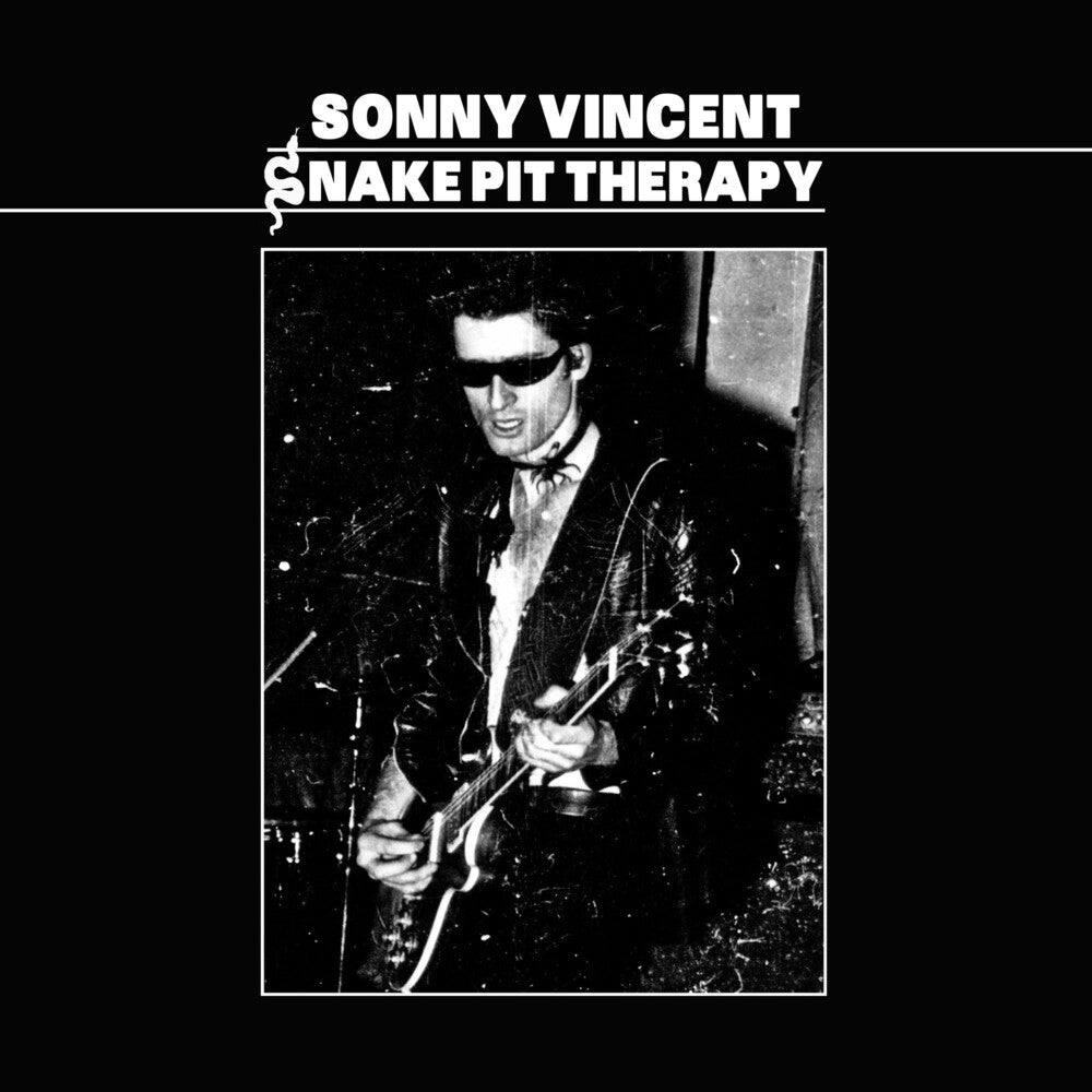 the album cover for Sonny Vincent - Snake Pit Therapy (Blue) [Colored Vinyl]