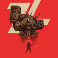 the album cover for Konami Kukeiha Club (Colv) (Red) - Metal Gear 2: Solid Snake [Colored Vinyl] (Red)