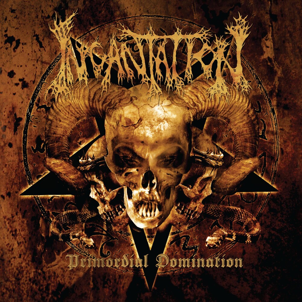 the album cover for Incantation - Primordial Domination