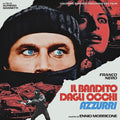 the album cover for Ennio Morricone - Blue-Eyed Bandit (Ii Bandito Dagli Occhi Azzurri)