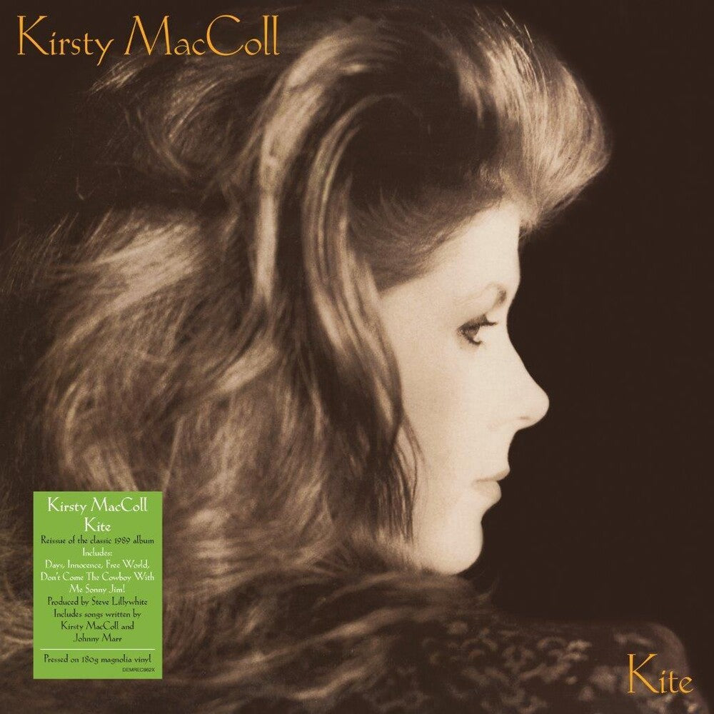the album cover for Kirsty Maccoll - Kite [Colored Vinyl] (Crem) [Limited Edition] [180 Gram] (Uk)