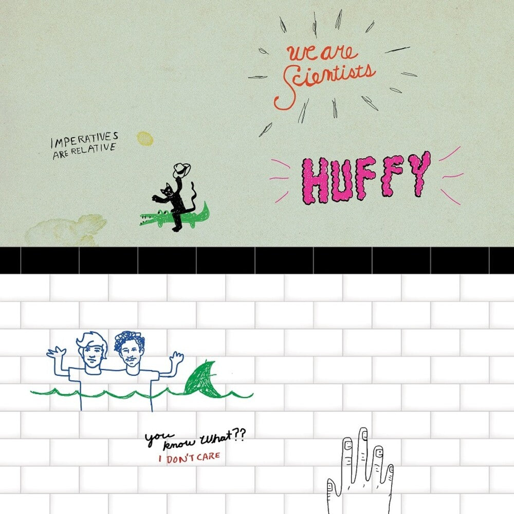 the album cover for We Are Scientists - Huffy