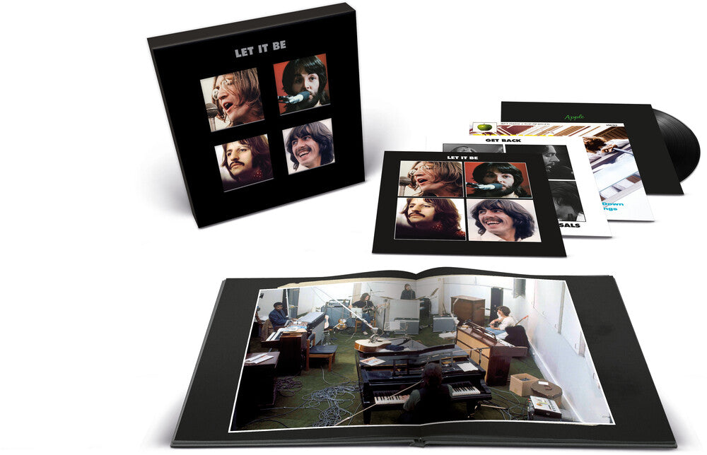 the album cover for The Beatles - Let It Be: Special Edition [Super Deluxe 4LP + 12in EP Box Set]