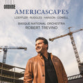 the album cover for Cowell / Basque National Orch - Americascapes