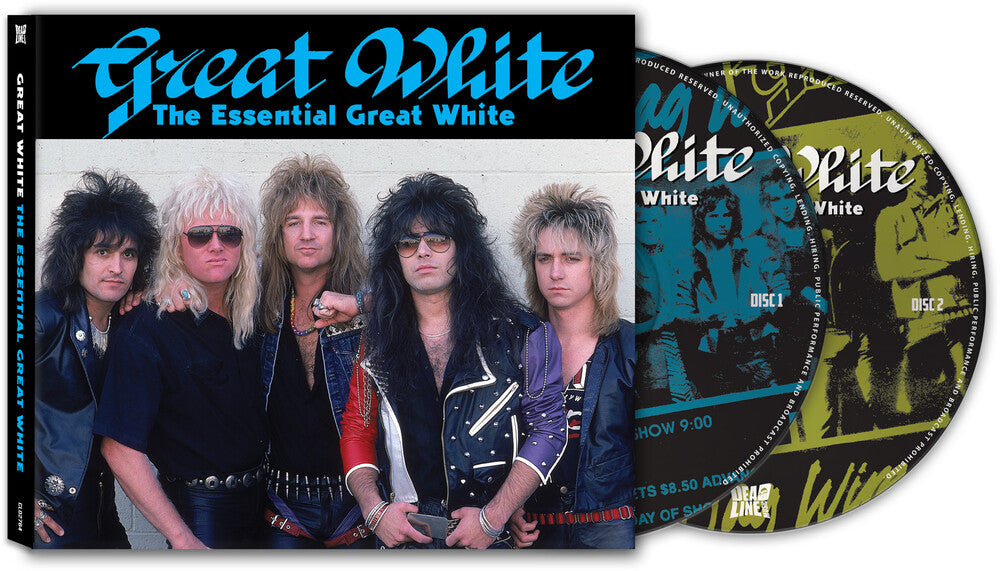 the album cover for Great White - The Essential Great White