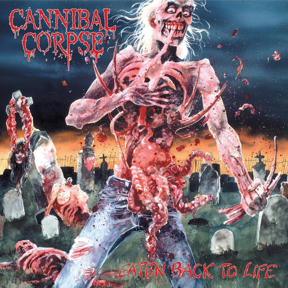 the album cover for Cannibal Corpse - Eaten Back To Life [LP]