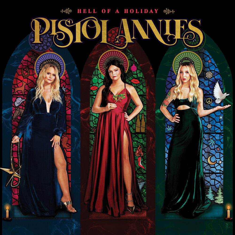 the album cover for Pistol Annies - Hell Of A Holiday