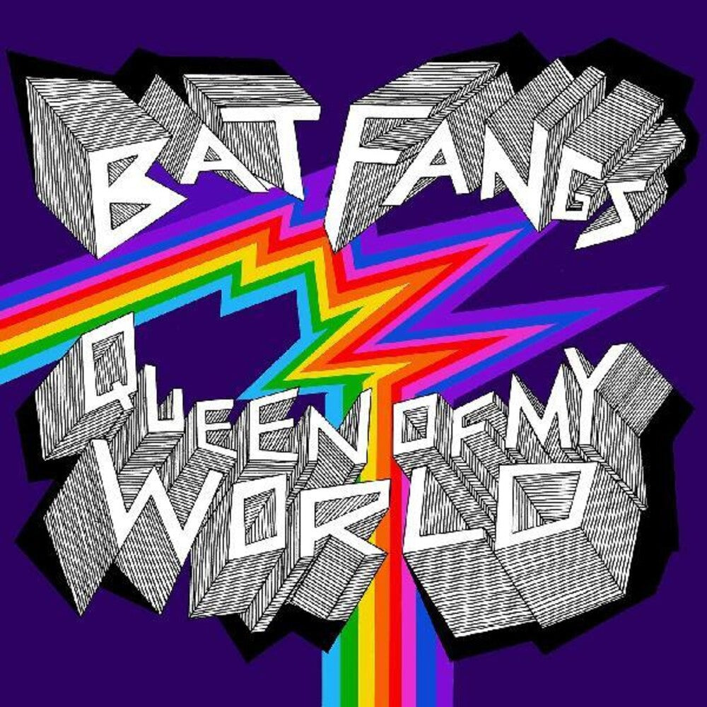 the album cover for Bat Fangs - Queen Of My World