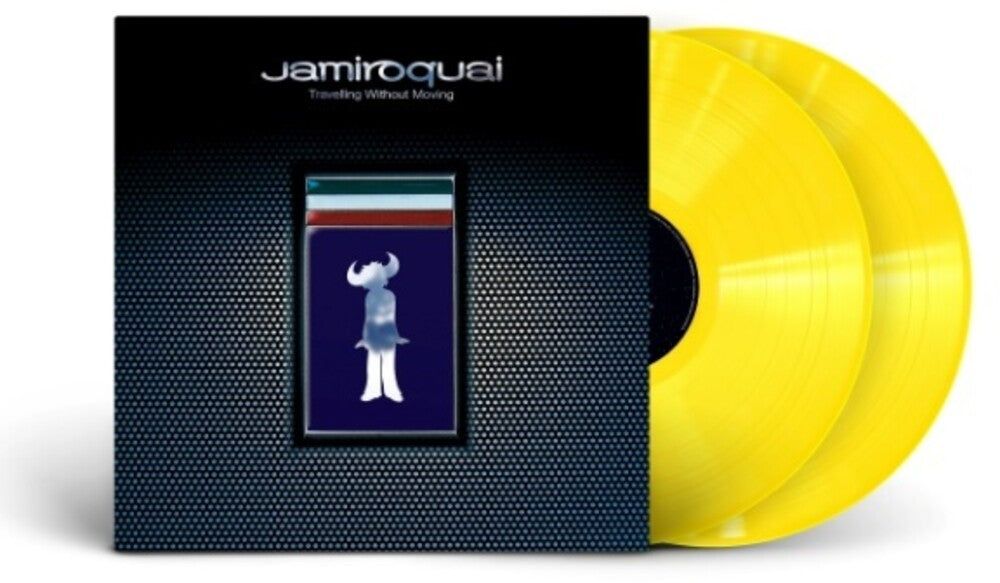 the album cover for Jamiroquai - Travelling Without Moving: 25th Anniversary [Colored Vinyl]